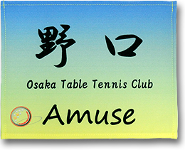 Amuse 卓球ゼッケン